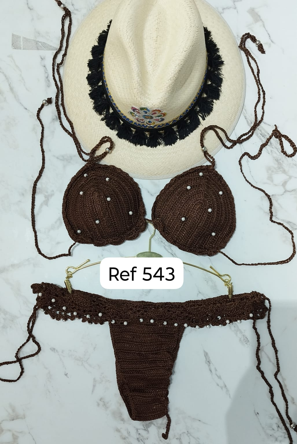 Vestido de Baño Crochet Donabella BA | Bikini Artesanal Premium – Pago Contra Entrega Colombia