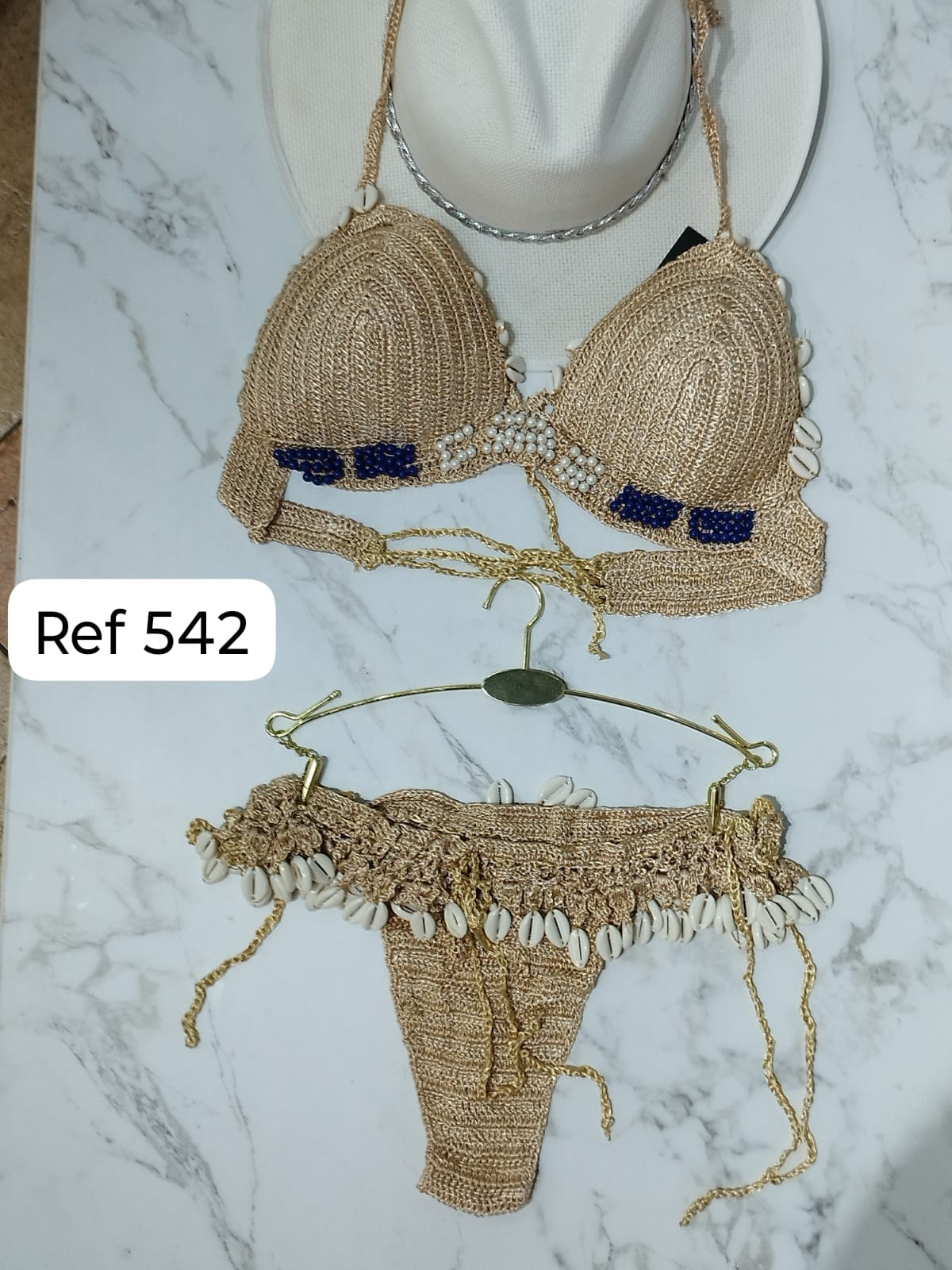 Vestido de Baño Crochet Donabella BA | Bikini Artesanal Premium – Pago Contra Entrega Colombia