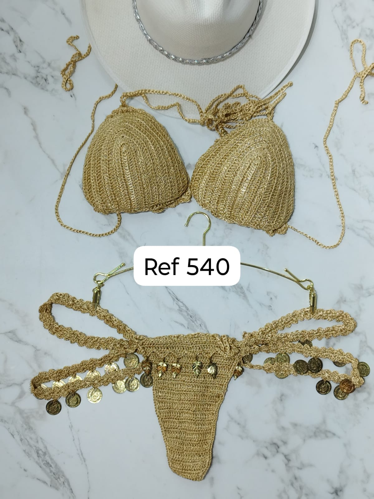 Vestido de Baño Crochet Donabella BA | Bikini Artesanal Premium – Pago Contra Entrega Colombia