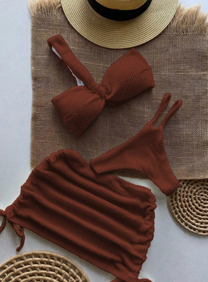 Donabella Amalfi Bikini 3 Piezas | Bikini con Falda Playera Premium – Pago Contra Entrega Colombia