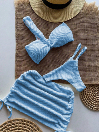 Donabella Amalfi Bikini 3 Piezas | Bikini con Falda Playera Premium – Pago Contra Entrega Colombia