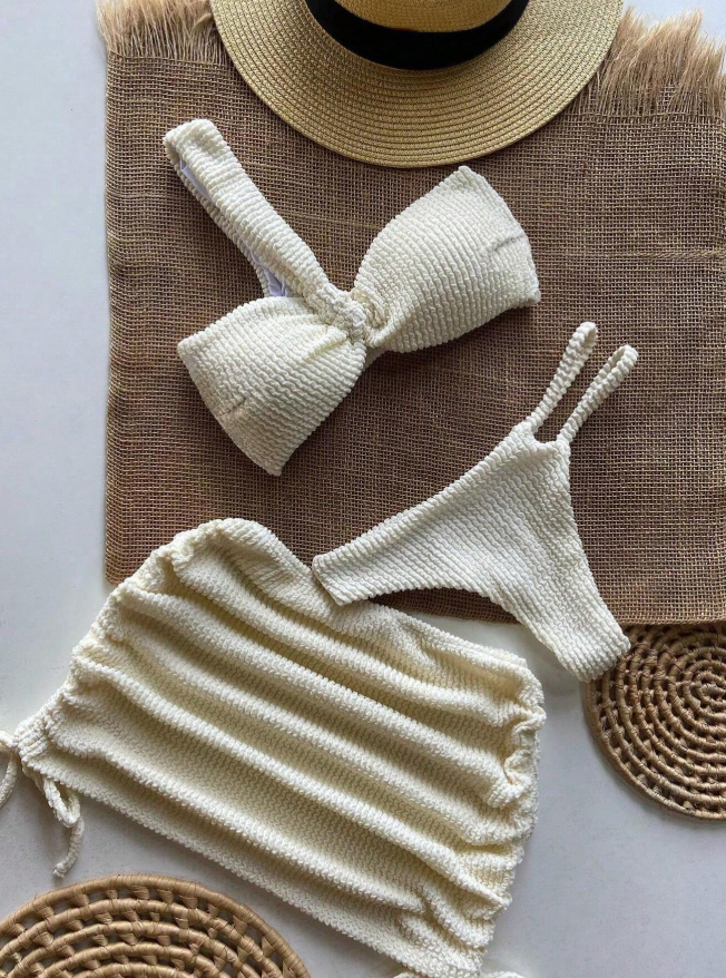 Donabella Amalfi Bikini 3 Piezas | Bikini con Falda Playera Premium – Pago Contra Entrega Colombia