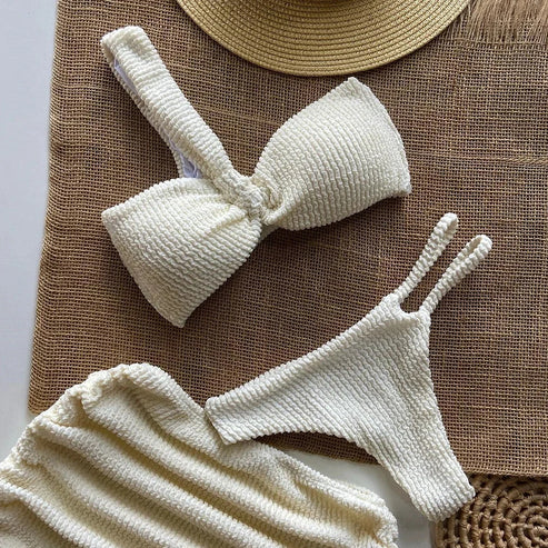 Donabella Amalfi Bikini 3 Piezas | Bikini con Falda Playera Premium – Pago Contra Entrega Colombia
